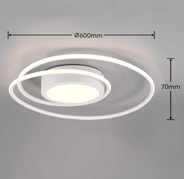 Plafonnier Blanc Led Design Dimmable