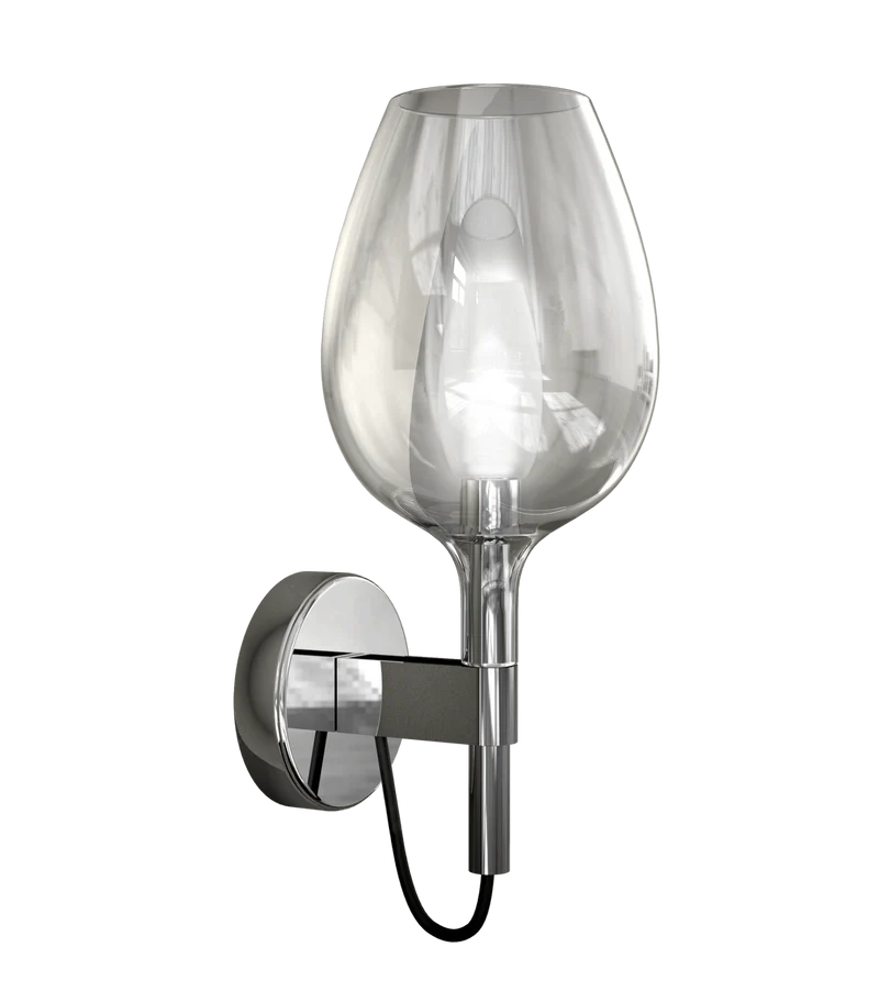 Luminaire mural italien en verre
