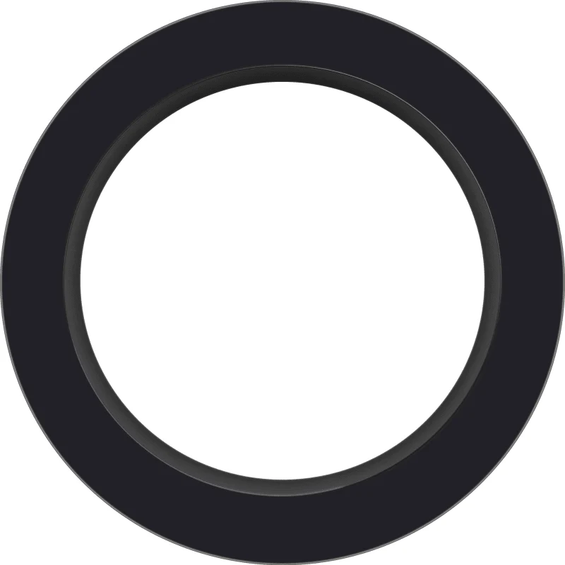 Collerette IP44 noire pour Spots Luceco Platinum