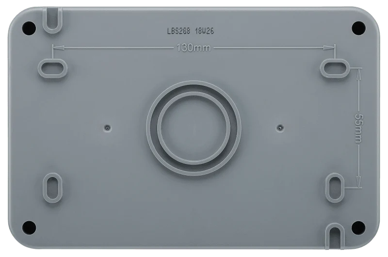 Applique Luceco Storm, Capteur à Micro-ondes intégré, 750 Lumens, 7.5W