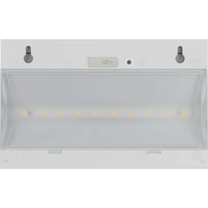 Applique solaire Luceco Prysm Blanche, Solaire + Détecteur, 600 Lumens, 6W