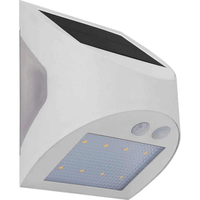 Applique solaire Luceco Prysm Blanche, Solaire + Détecteur, 300 Lumens, 3W