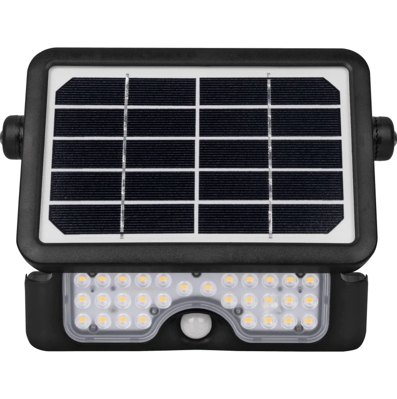 Projecteur extérieur Luceco Guardian Solaire, Solaire + Détecteur + Crépusculaire, 550 Lumens, 5W
