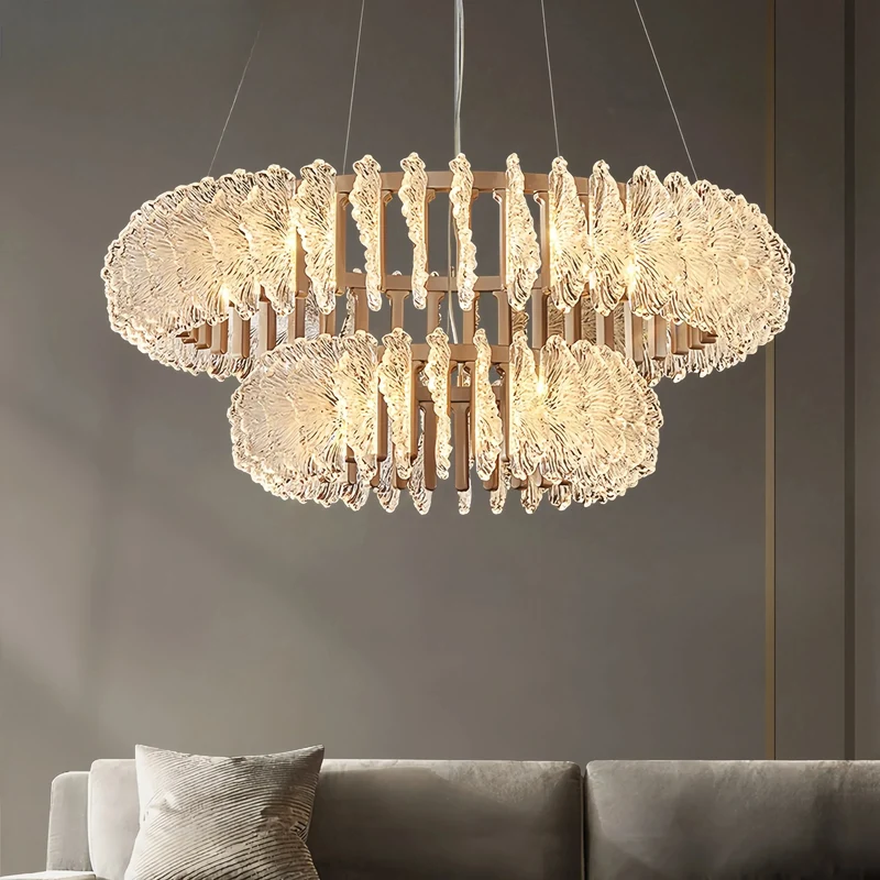 Lustre Suspension Verre