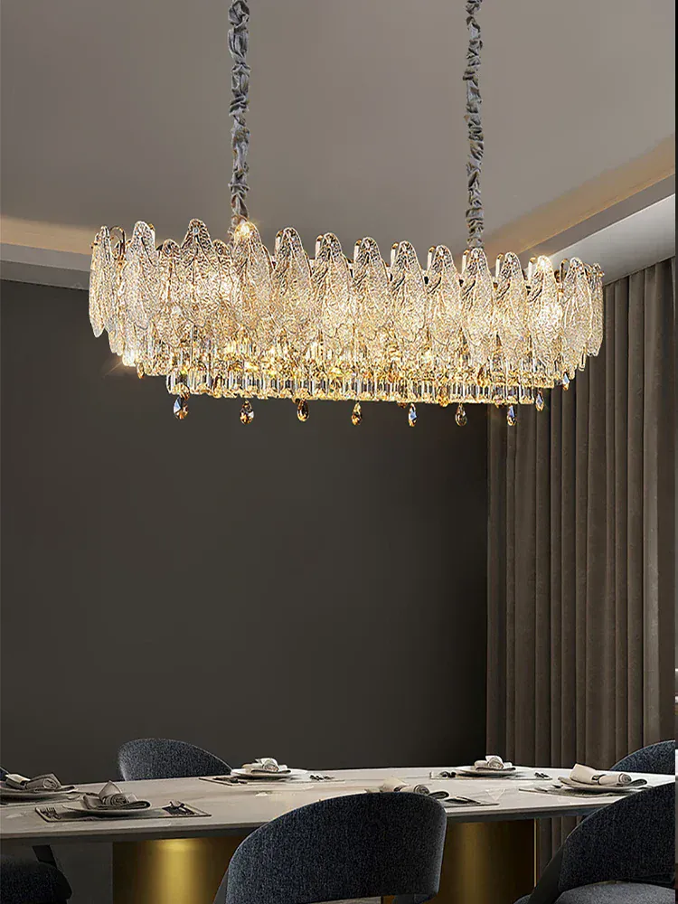 Ensemble Lustre et Applique en Verre