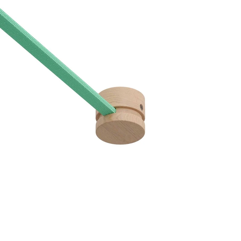 Creative Cables Filé Wooden Terminal for String Light Cord - Neutral