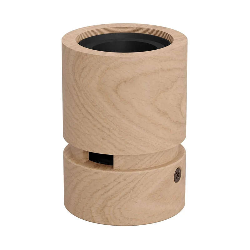 Creative Cables Filé Wooden Lamp Holder for String Light Cord - Neutral