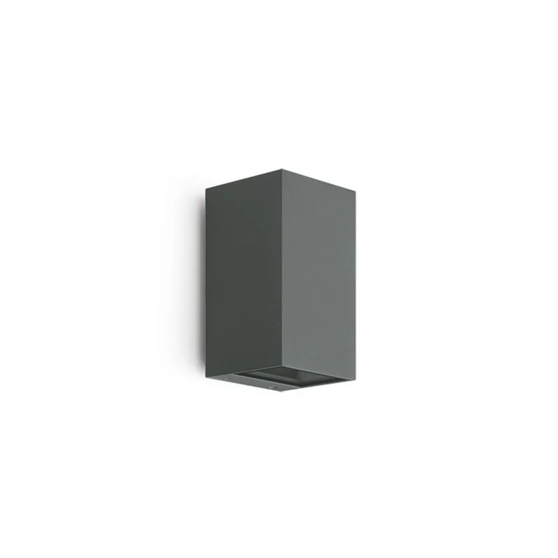 Lombardo Trend 60 Wall Lamp 6 W Transparent Glass Anthracite Grey 2700K
