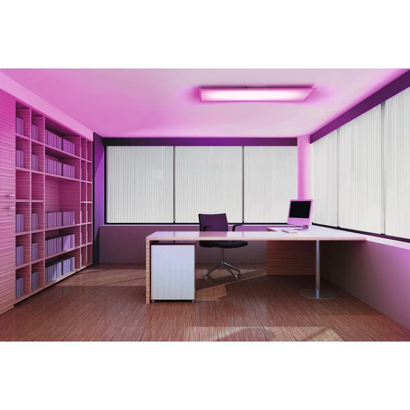 OSRAM Matter SMART+ PLANON PLUS PANNEAU MULTICOLORE, RVB, 120cm x 30cm, Compatible avec Google et Alexa