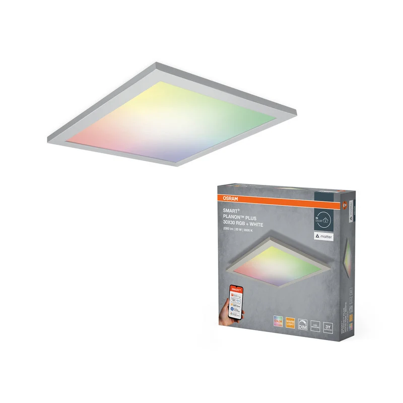 OSRAM Matter SMART+ PLANON PLUS panneau LED multicolore 300X300 20W