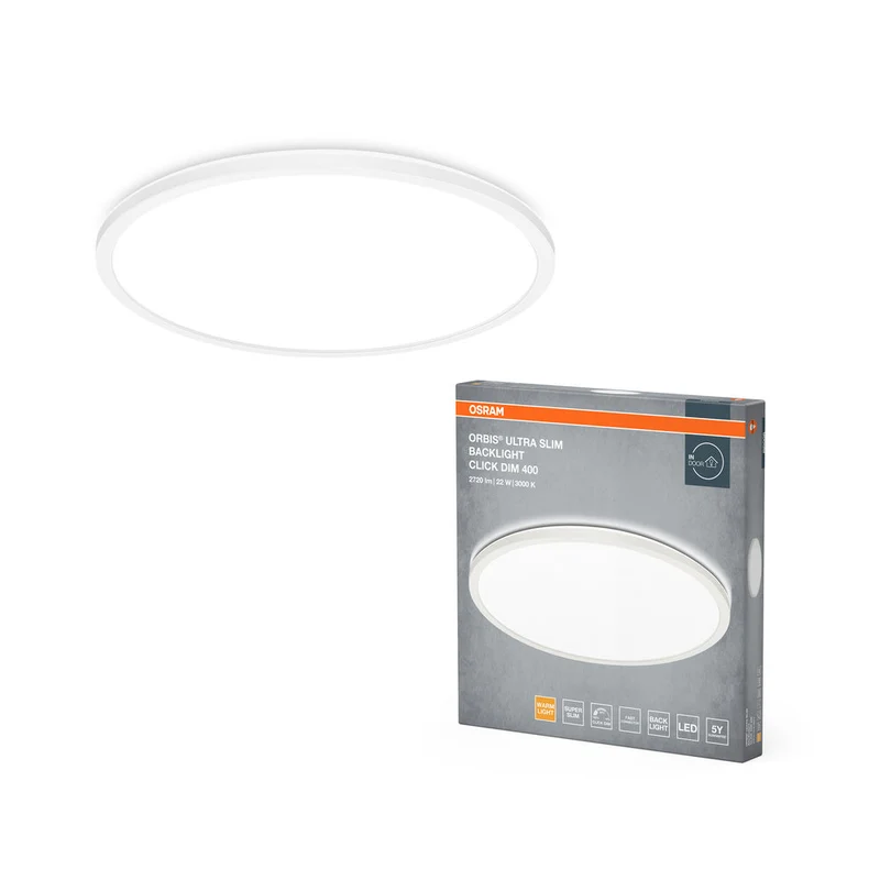 OSRAM ORBIS ClickDim Plafonnier 400mm, dimmable, blanc