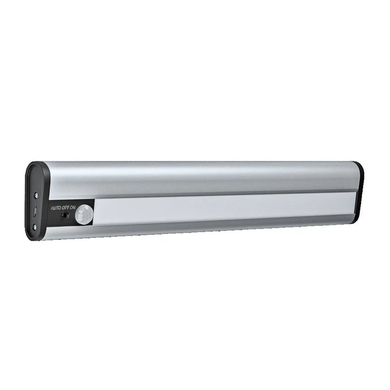 OSRAM LED lampe à piles, lampe pour applications intérieures, capteur de mouvement, capteur jour-nuit, blanc froid, 300,0 mm x 50,0 mm x 22,0 mm, LED linéaire mobile USB
