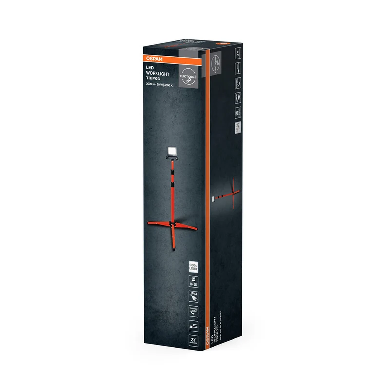 OSRAM PROJECTEURS DE CHANTIER TRIPODE 20W 4000 K