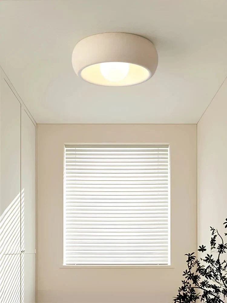 Plafonnier Blanc Rond