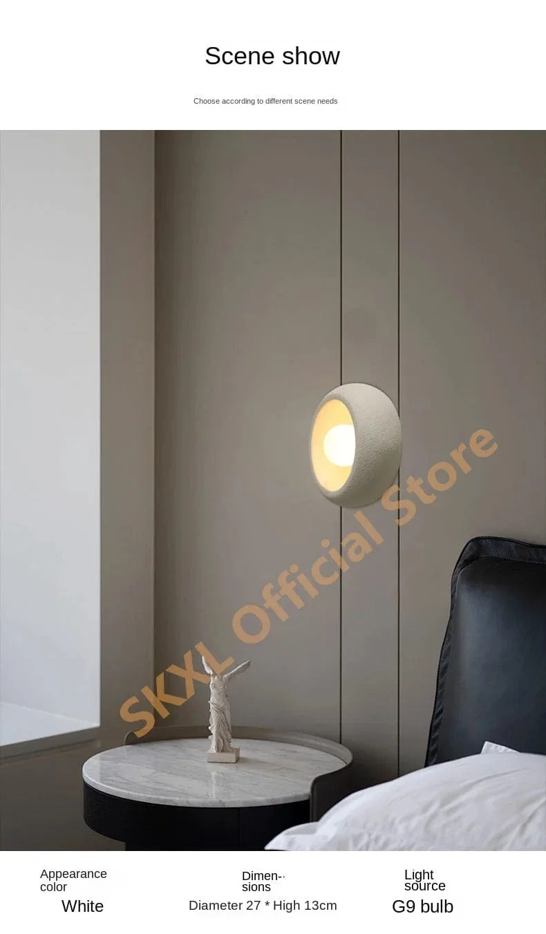 Plafonnier Blanc Rond