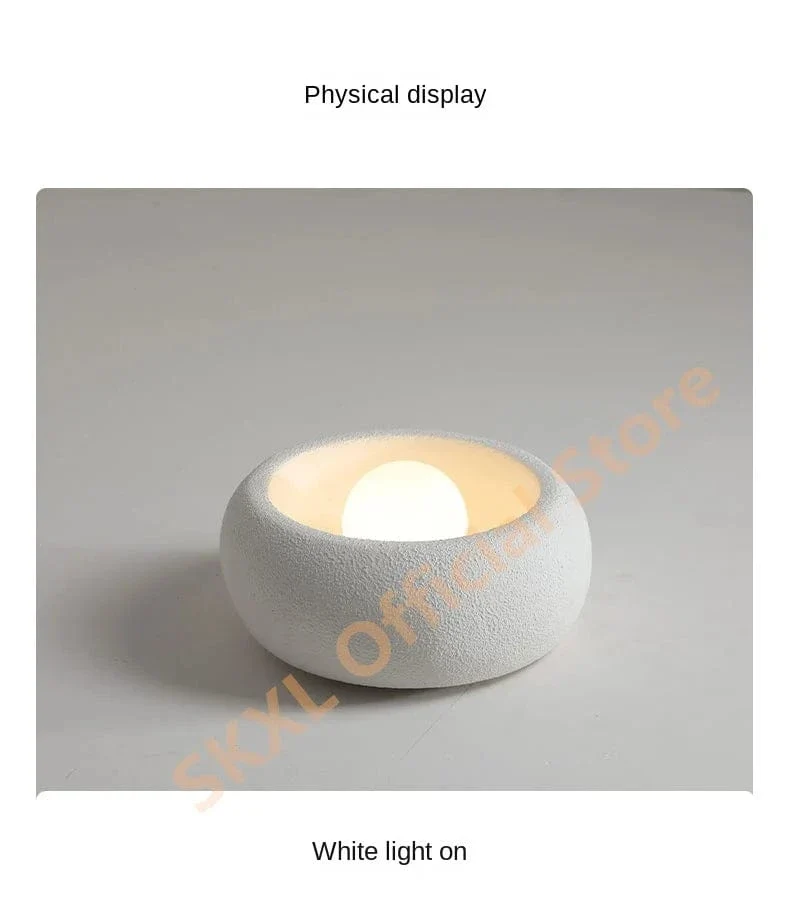 Plafonnier Blanc Rond