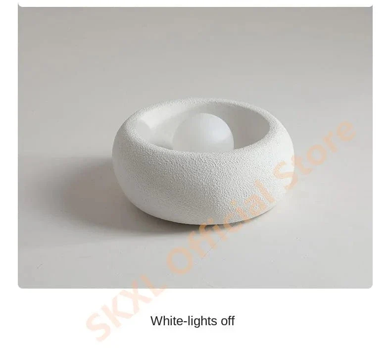 Plafonnier Blanc Rond