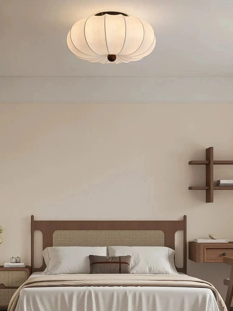 Plafonnier Blanc Nordique pour Salon