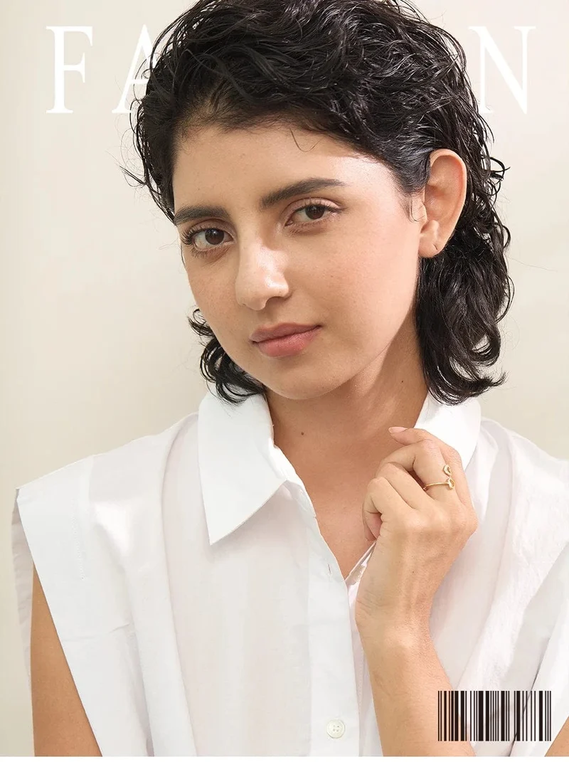 Bague Femme Yhpup – Style Géométrique en Acier Inoxydable et Zircon