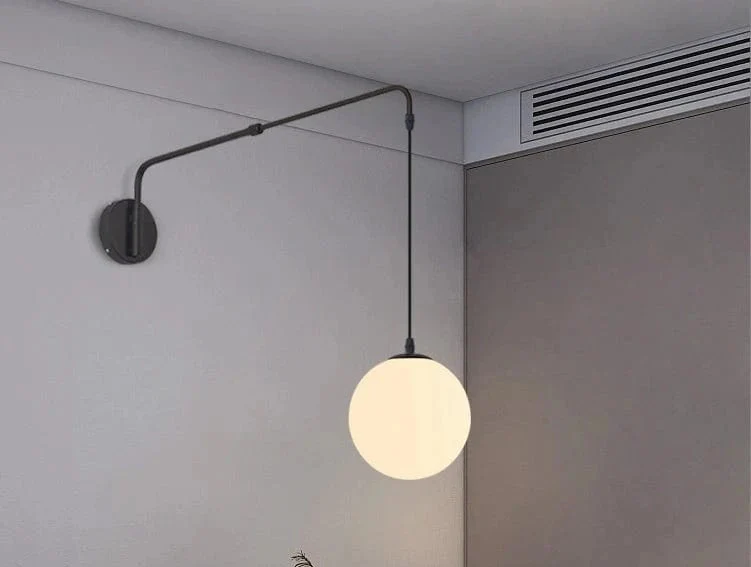 Suspension Globe Blanc