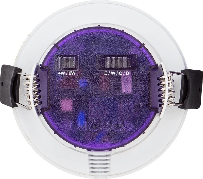 Spot encastrable Luceco FType Ultra, Dimmable Coupure de phase, 485/750 Lumens, 4/6W