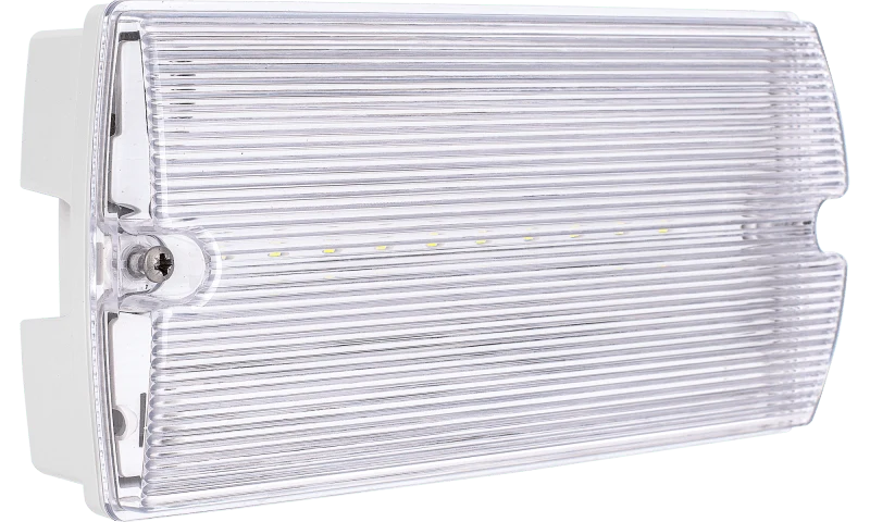 Applique de secours Luceco Tempus Mini, Eclairage de secours permanent, 120 Lumens, 3W