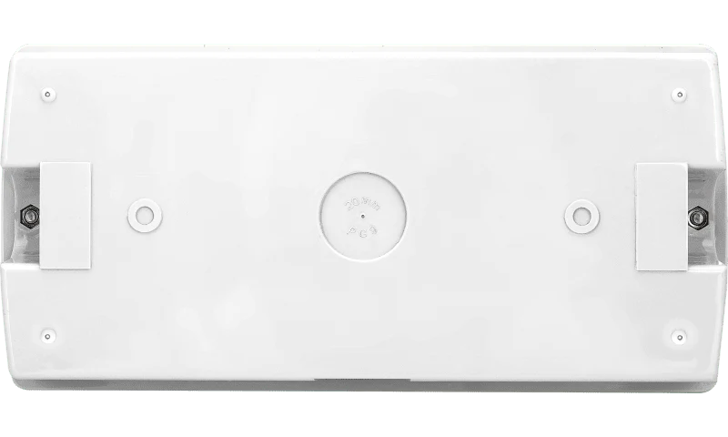 Applique de secours Luceco Tempus Mini, Eclairage de secours permanent, 120 Lumens, 3W