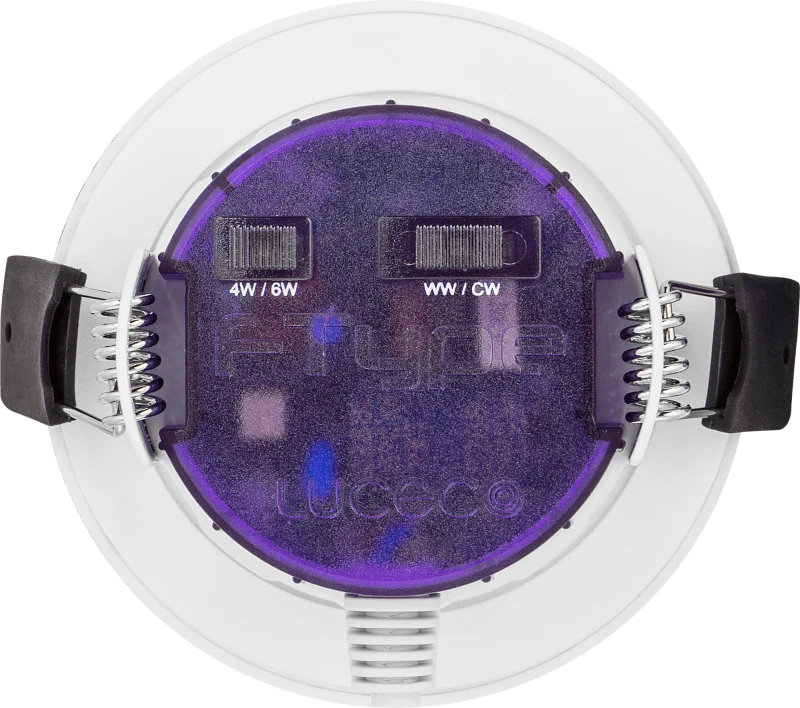 Spot encastrable Luceco FType Ultra, Dimmable Dim-to-warm, 460/690 Lumens, 4/6W