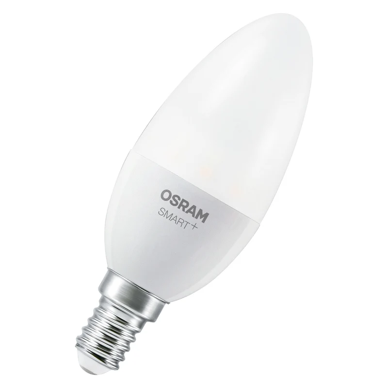 OSRAM Matter SMART+ LED Lampe CLASSIC B, RVB, Optique givrée, 4,9W, 470lm, E14