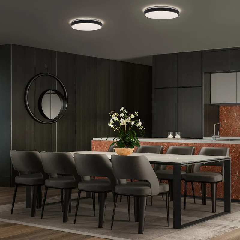 OSRAM ORBIS LONDON Plafonnier, noir, 36W, 4150lm