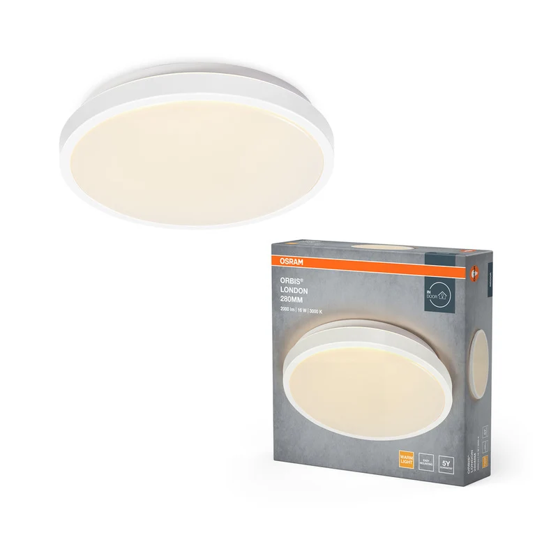 OSRAM ORBIS LONDON Plafonnier, blanc, 16W, 2000lm
