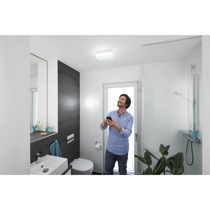 OSRAM Matter SMART+ ORBIS AQUA Plafonnier LED de salle de bain 28x16cm Blanc réglable 12W / 3000-6500K