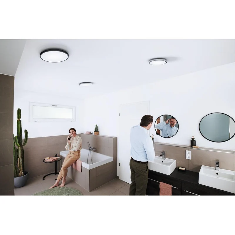 OSRAM Matter SMART+ ORBIS DISC LED Plafonnier de salle de bain 30cm Blanc réglable 18W / 3000-6500K
