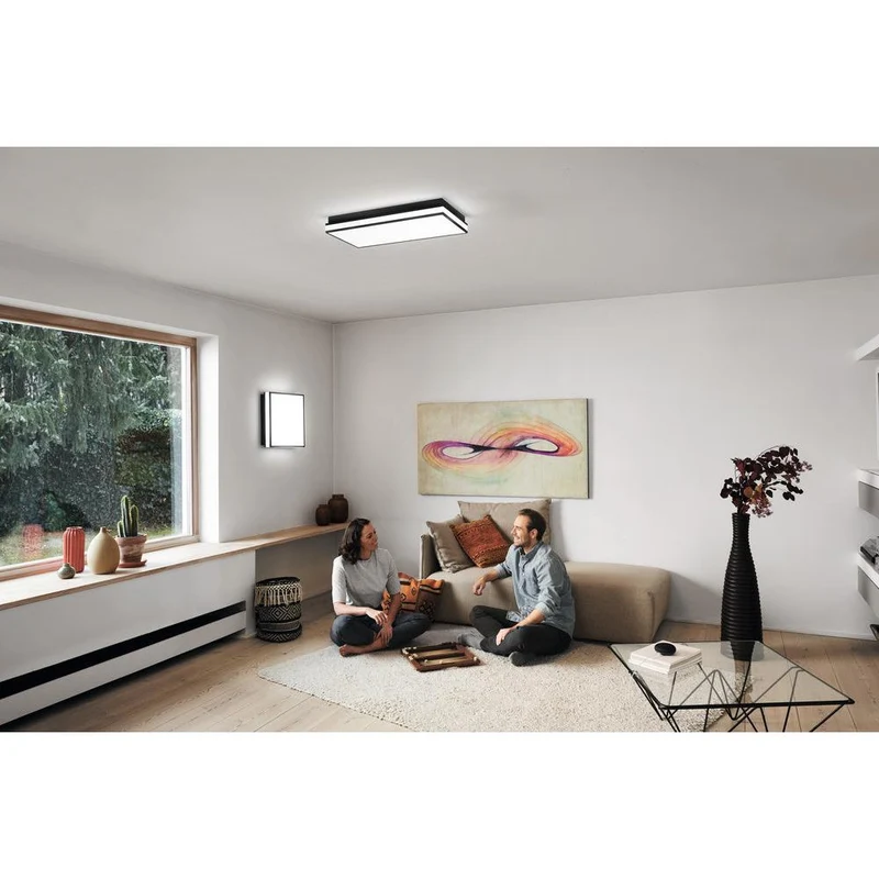 OSRAM Matter SMART+ ORBIS MAGNET LED Plafonnier 60x30cm Blanc réglable 42W / 3000-6500K noir