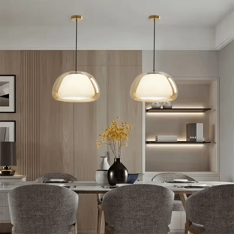Luminaire Suspension Triple Crème