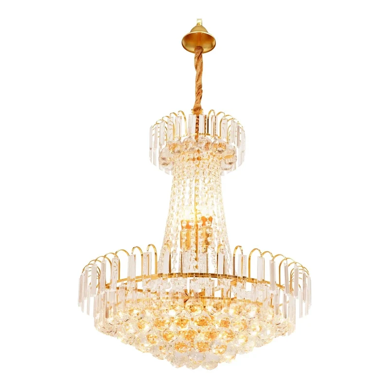 Suspension cristal chic pour grand salon