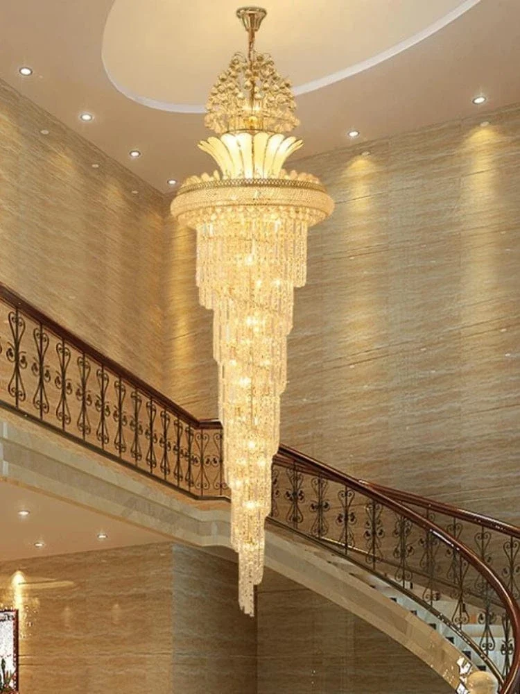 Lustre Tres long pour Plafond Haut