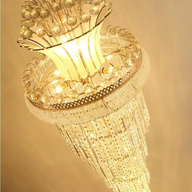 Lustre Tres long pour Plafond Haut