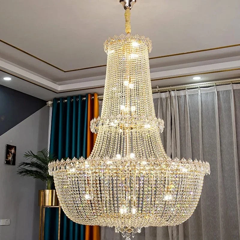 Grand Lustre en Cristal Luxe