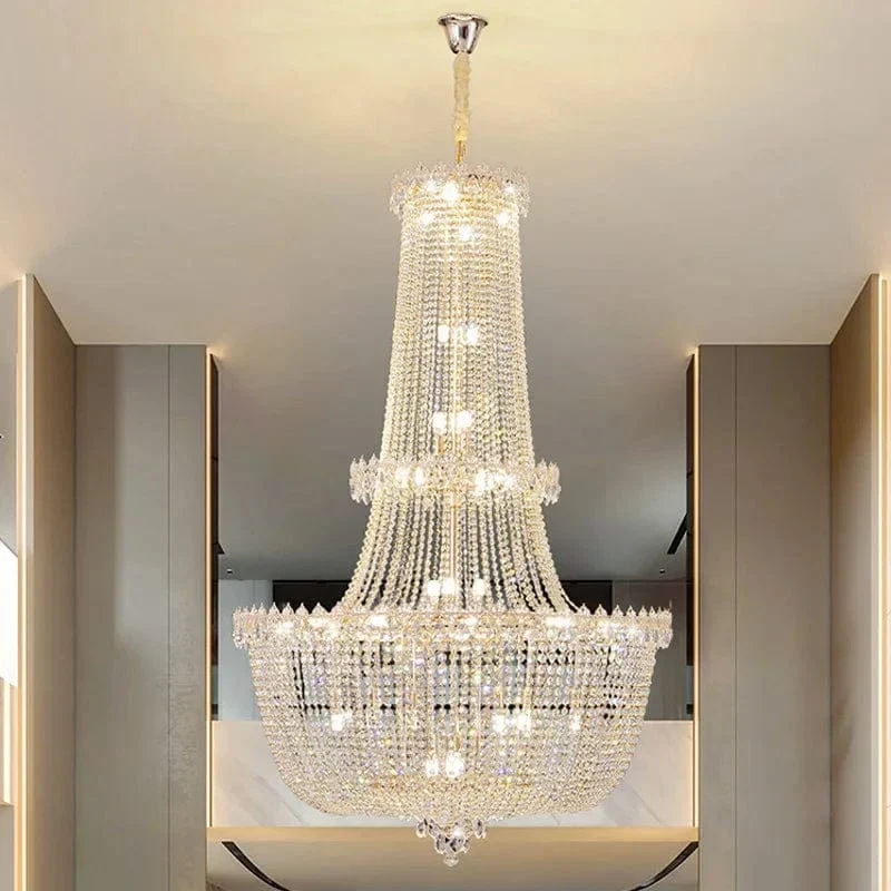 Grand Lustre en Cristal Luxe