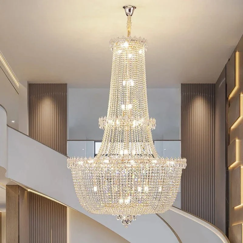 Grand Lustre en Cristal Luxe