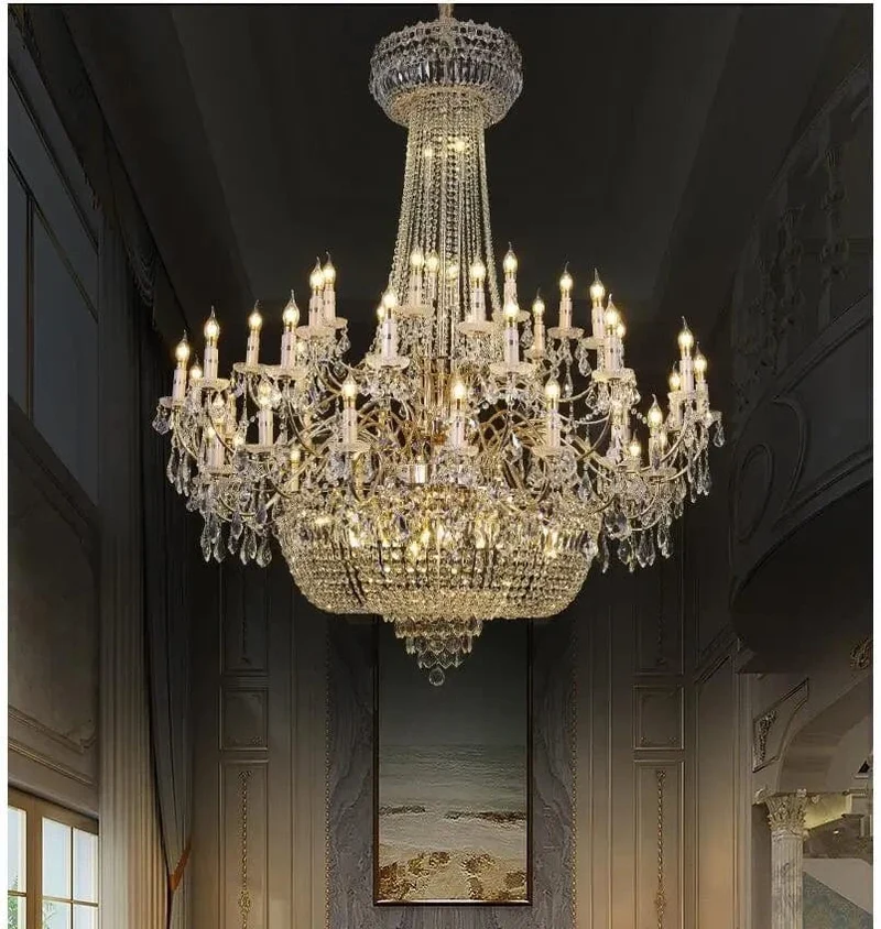 Grand Lustre Luxe pour Salon d'Hotel