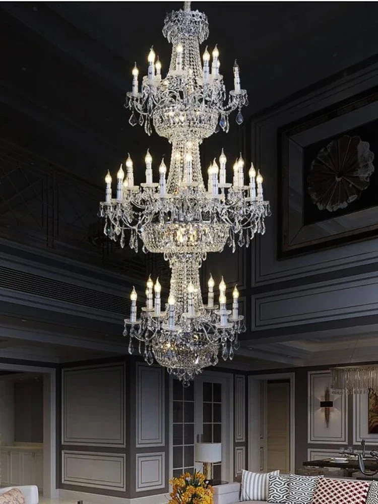 Grand Lustre Luxe pour Salon d'Hotel