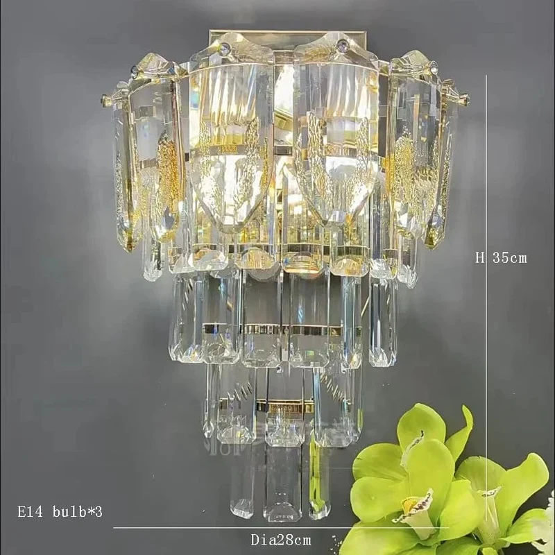 Grand Lustre Luxe pour Haut Plafond