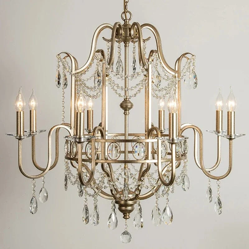 Lustre Chandelier en Argent