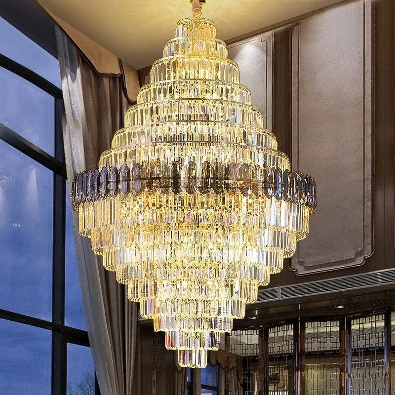 Lustre Cristal Geant Pour Salles