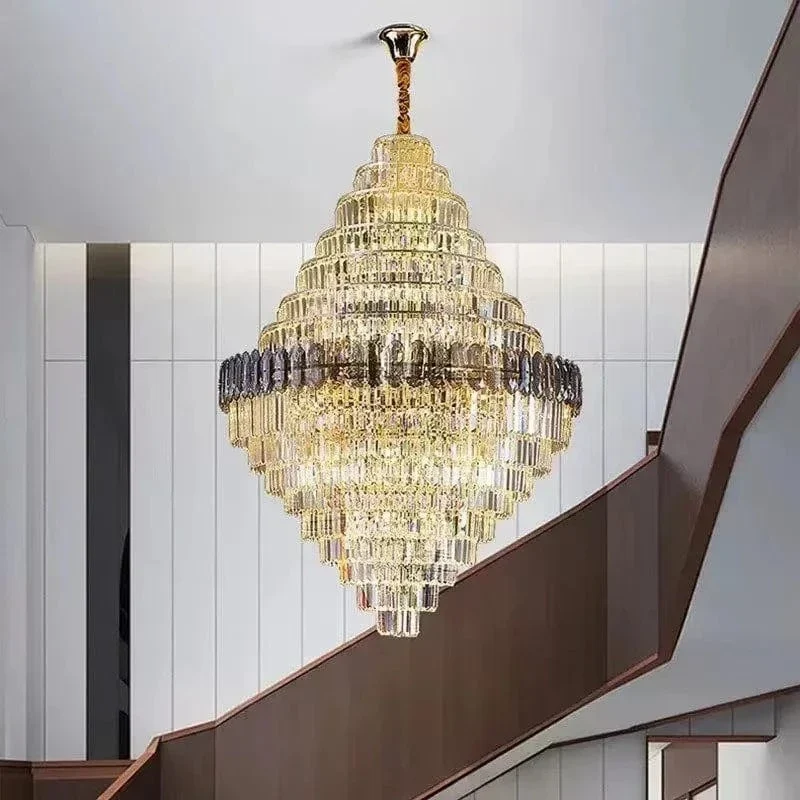 Lustre Cristal Geant Pour Salles