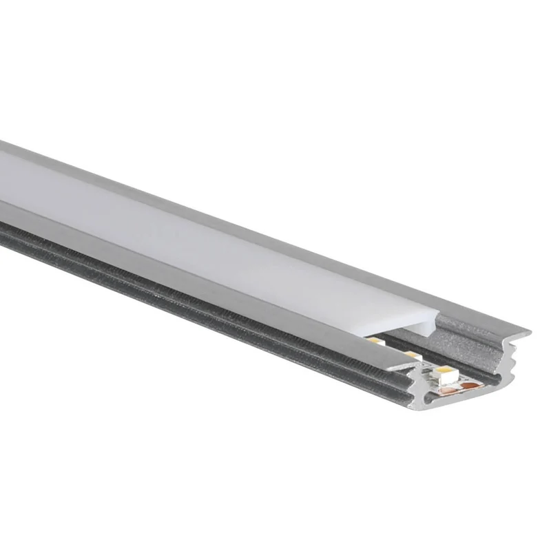 Uni-Bright S-Line Flat Recessed Aluminium Profile 2 m