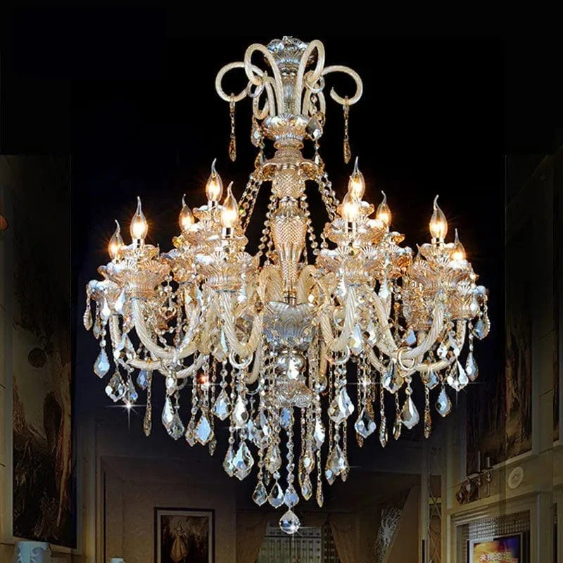 Lustre Chandelier Dore