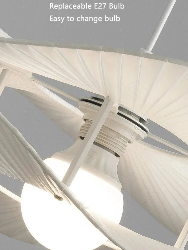 Grande Suspension Blanche Salon